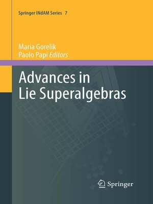 cover image of Advances in Lie Superalgebras